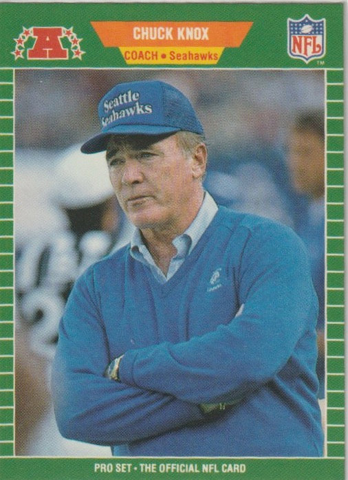 NFL 1989 ProSet - No 408 - Chuck Knox