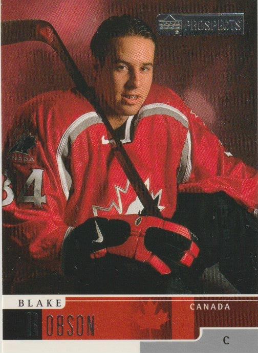 NHL 1999-00 UD Prospects - No 77 - Blake Robson