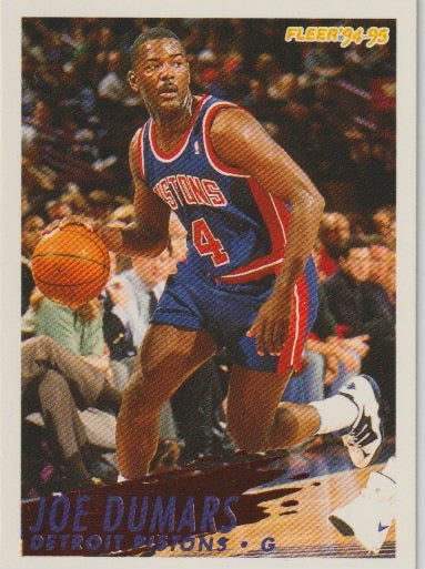 NBA 1994-95 Fleer European - No 66 - Joe Dumars