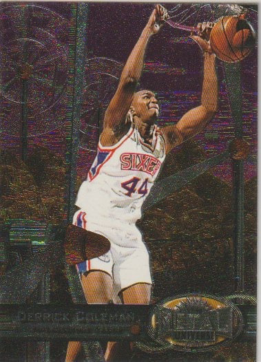 NBA 1997-98 Metal Universe - No. 38 - Derrick Coleman