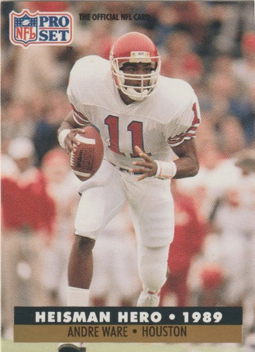 NFL 1991 ProSet - No 38 - Andre Warke