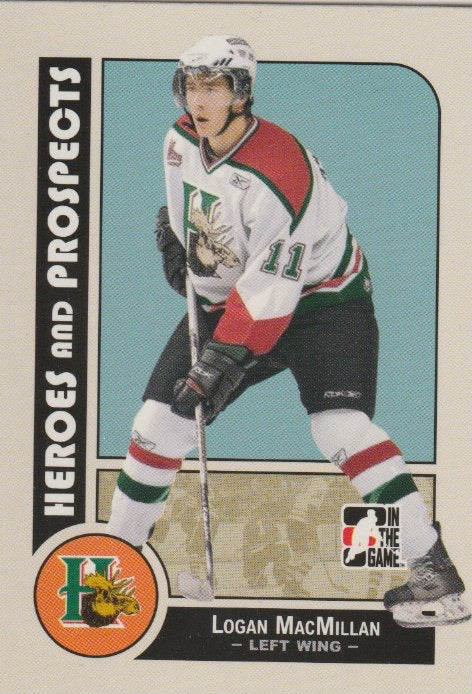 NHL 2008-09 ITG Heroes and Prospects - No 93 - Logan MacMillan