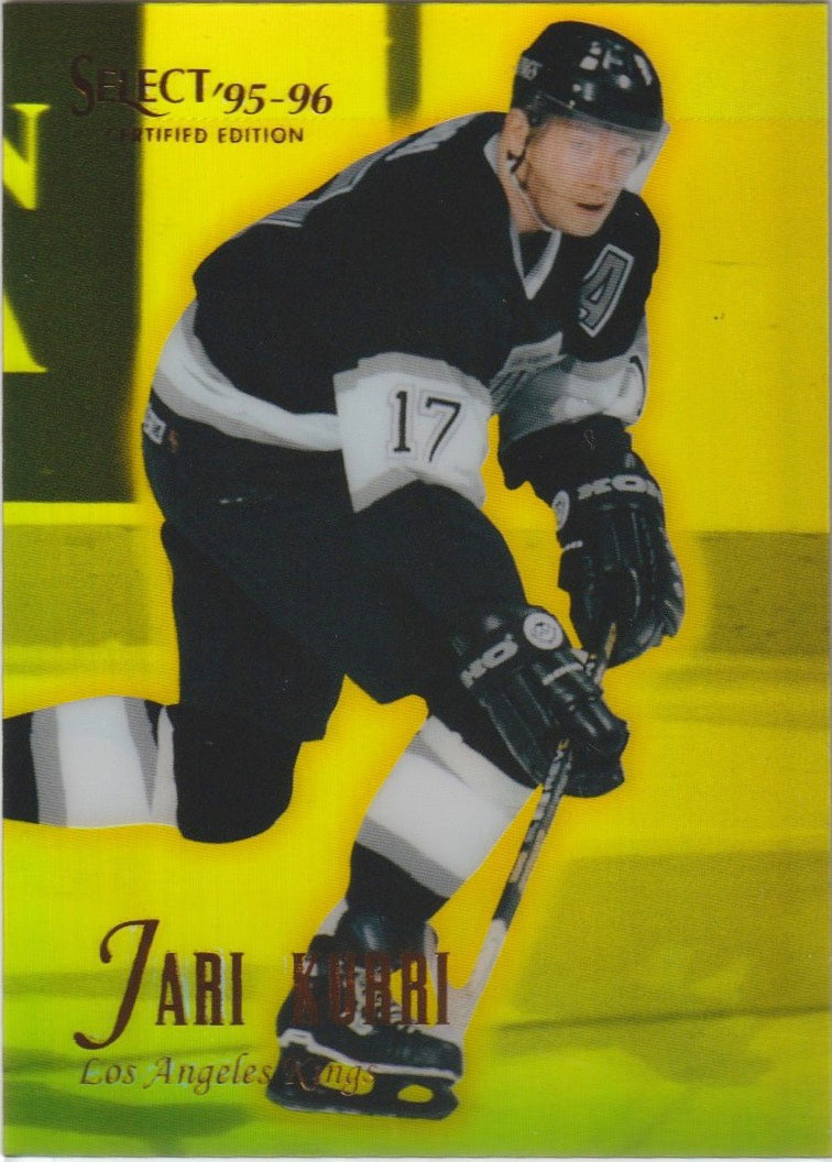 NHL 1995 / 96 Select Certified Mirror Gold - No 35 - Jari Kurri