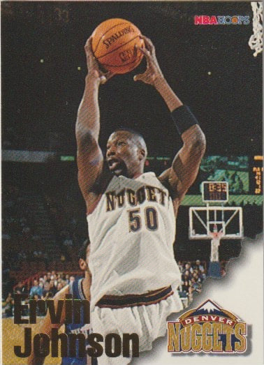 NBA 1996-97 Hoops - No. 208 - Ervin Johnson