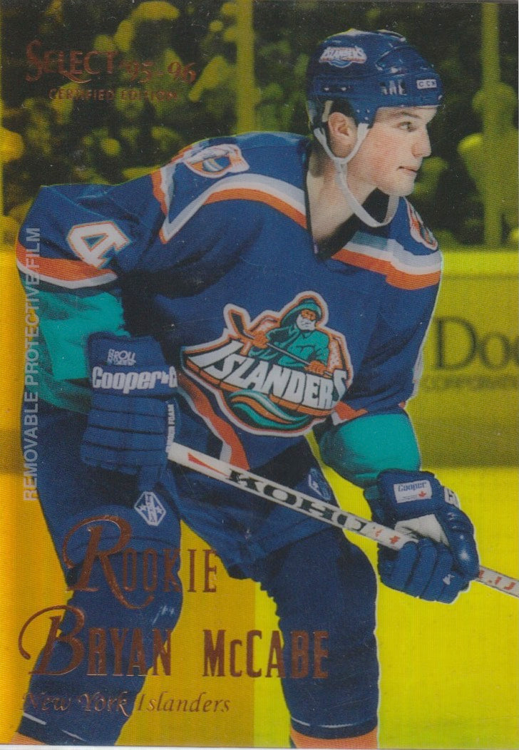 NHL 1995 / 96 Select Certified Mirror Gold - No 126 - Bryan McCabe