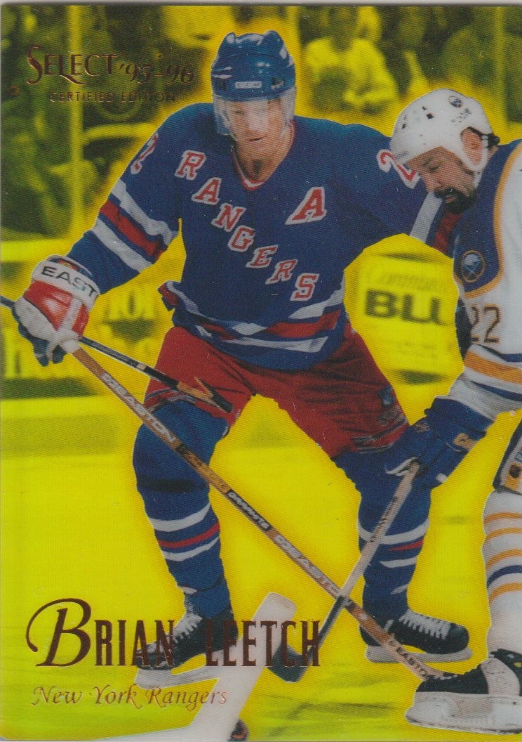 NHL 1995 / 96 Select Certified Mirror Gold - No 27 - Brian Leetch