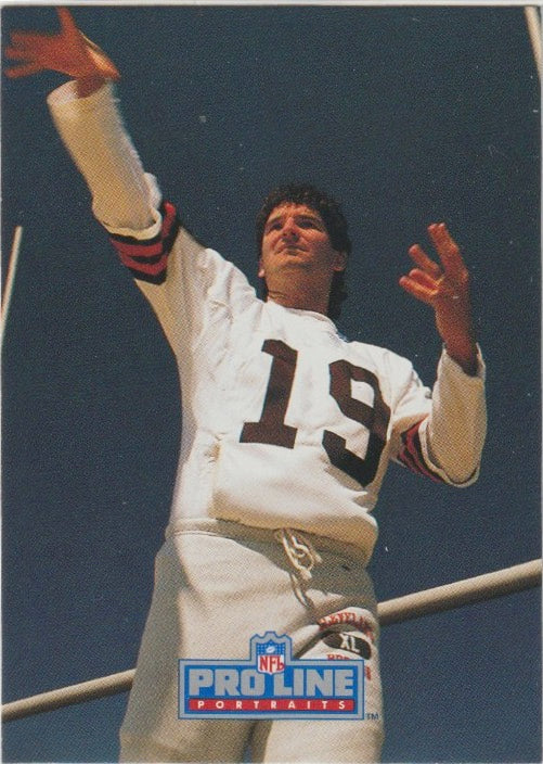 NFL 1991 Pro Line Portraits - No 121 - Bernie Kosar