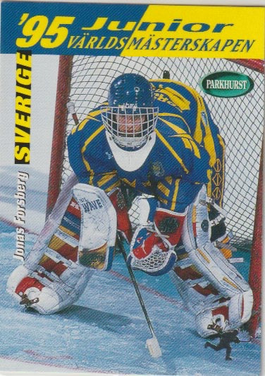 NHL 1994 / 95 Parkhurst SE - No SE245 - Jonas Forsberg