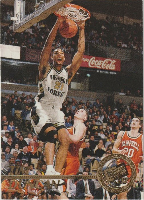 NBA 1997 Press Pass Gold - No 1 - Tim Duncan