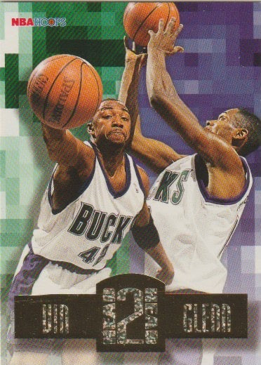 NBA 1996-97 Hoops Head to Head - No HH5 - Vin Baker / Glenn Robinson