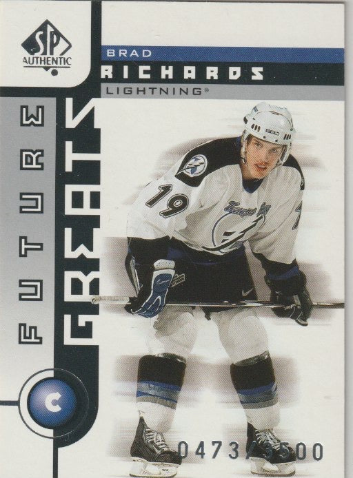 NHL 2001-02 SP Authentic - No 130 - Brad Richards