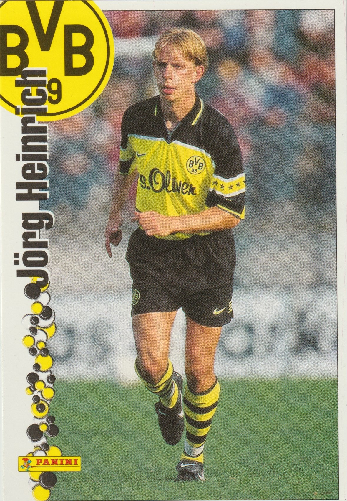 Fussball - Panini - Jumbokarte - Jörg Heinrich