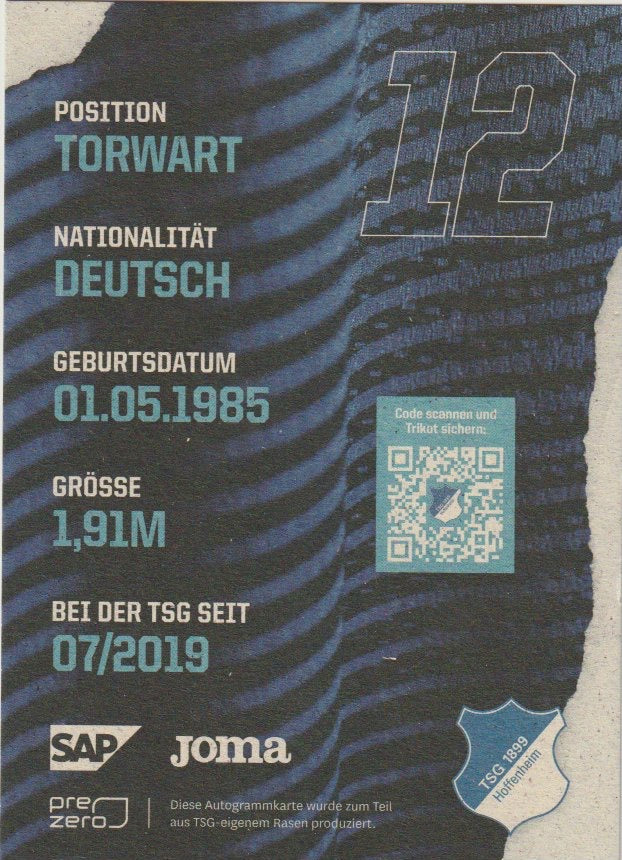 Fussball - Autogramm - Philipp Pentke