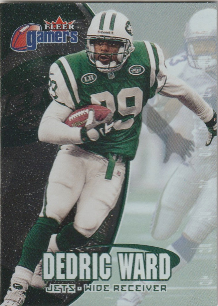 NFL 2000 Fleer Gamers - No 8 - Dedric Ward