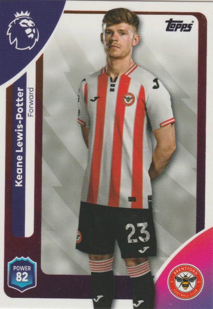 Fussball 2026-26 Topps Premier League EN - No 66 - Keane Lewis-Potter