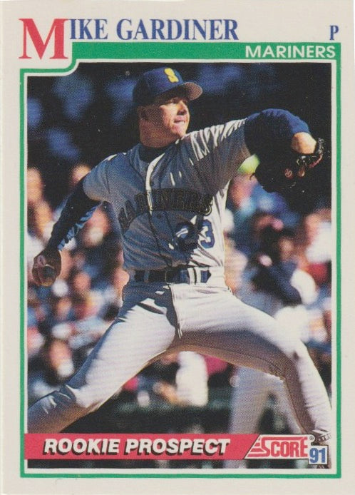 MLB 1991 Score - No 721 - Mike Gardiner