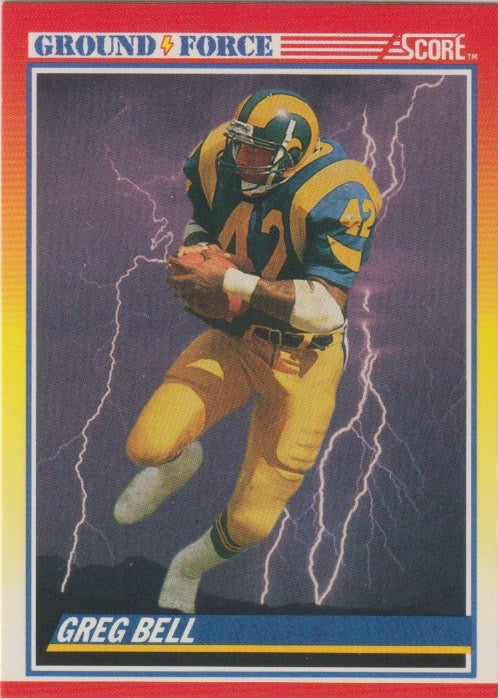 NFL 1990 Score - No 328 - Greg Bell