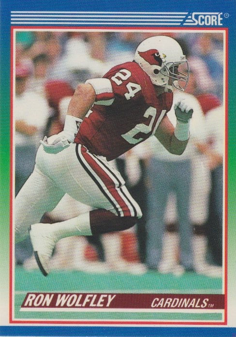 NFL 1990 Score - No 425 - Ron Wolfley