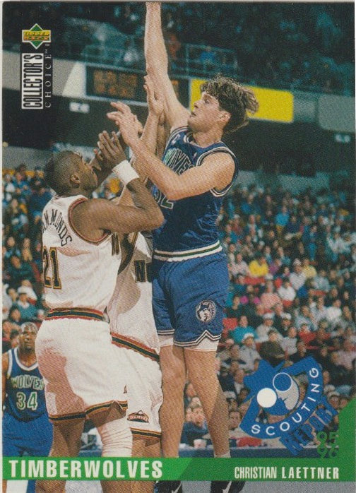 NBA 1995-96 Collector's Choice - No 336 - Christian Laettner