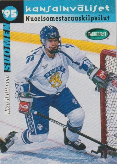 NHL 1994 / 95 Parkhurst SE - No SE220 - Niko Halttunen