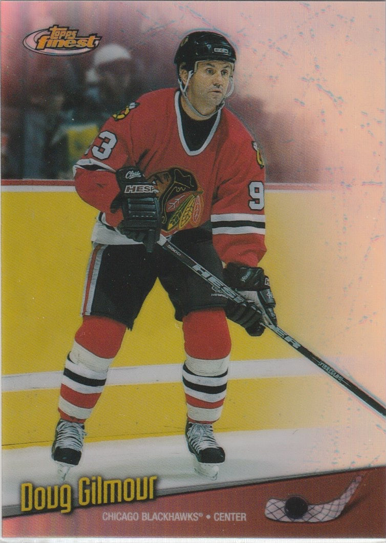 NHL 1998-99 Finest No Protectors Refractors - No 54 - Doug Gilmour