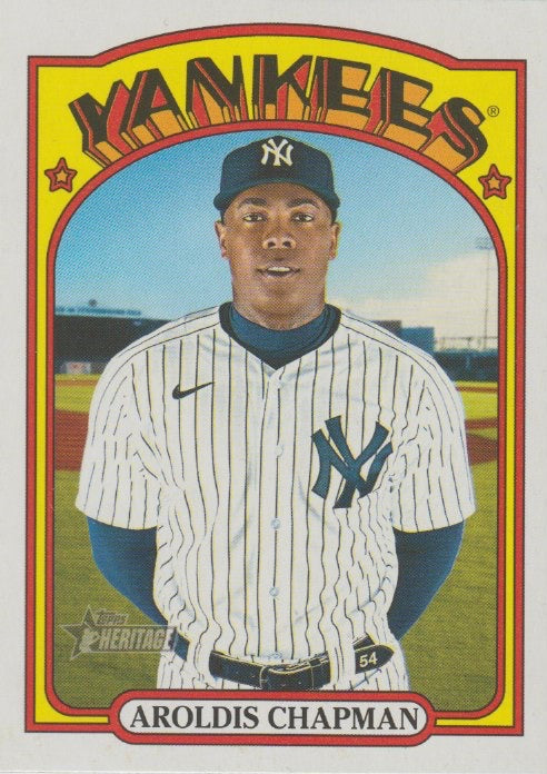 MLB 2021 Topps Heritage - No 515 - Aroldis Chapman