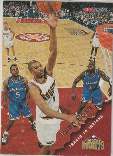 NBA 1996-97 Hoops - No. 43 - Jalen Rose