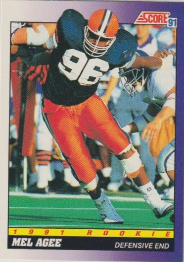 NFL 1991 Score - No 605 - Mel Agee