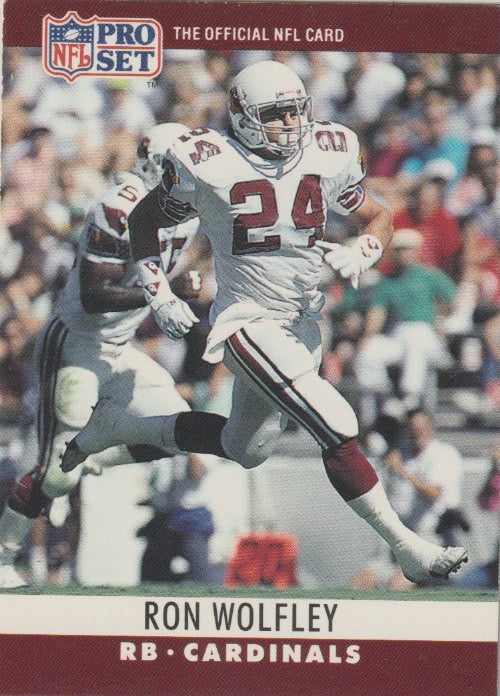 NFL 1990 ProSet - No 264 - Ron Wolfley