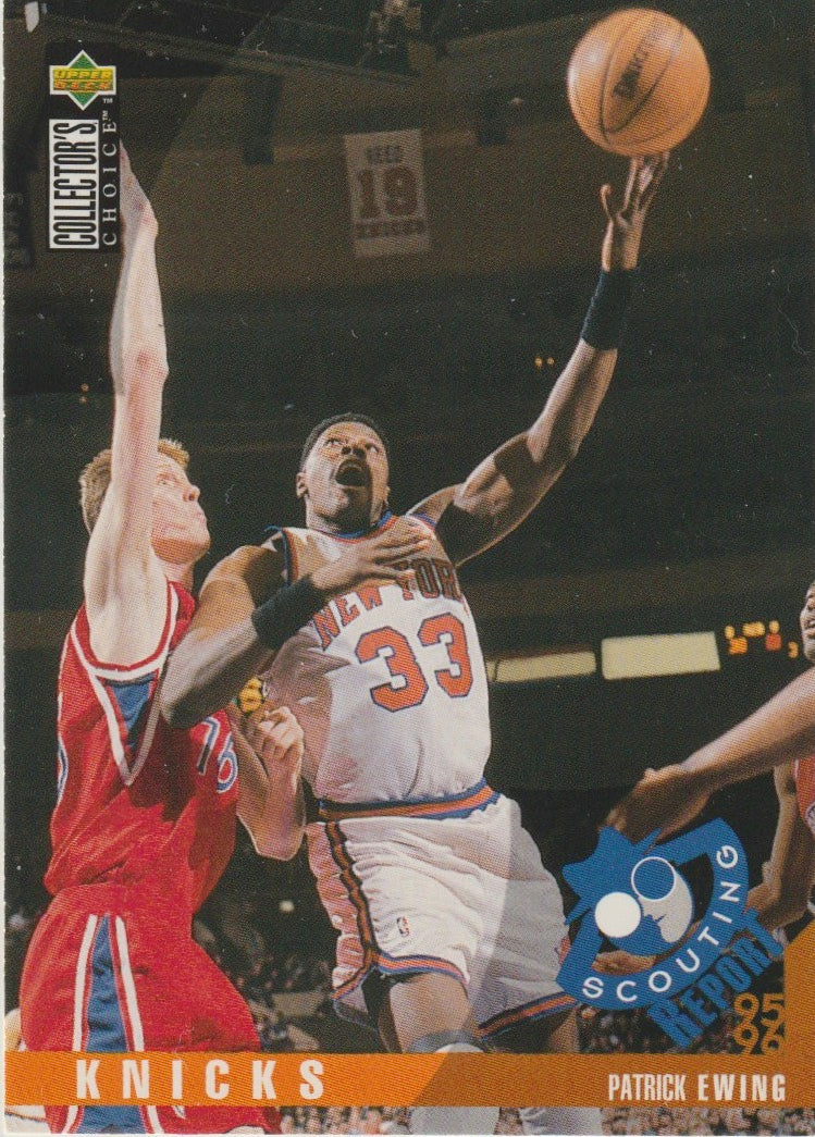 NBA 1995-96 Collector's Choice International German II - No 128 - Patrick Ewing