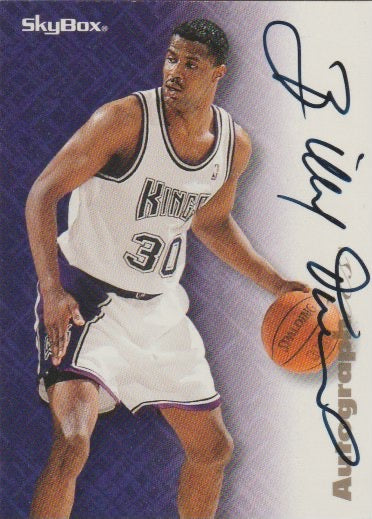 NBA 1996-97 SkyBox Premium Autographics - No 63 - Billy Owens