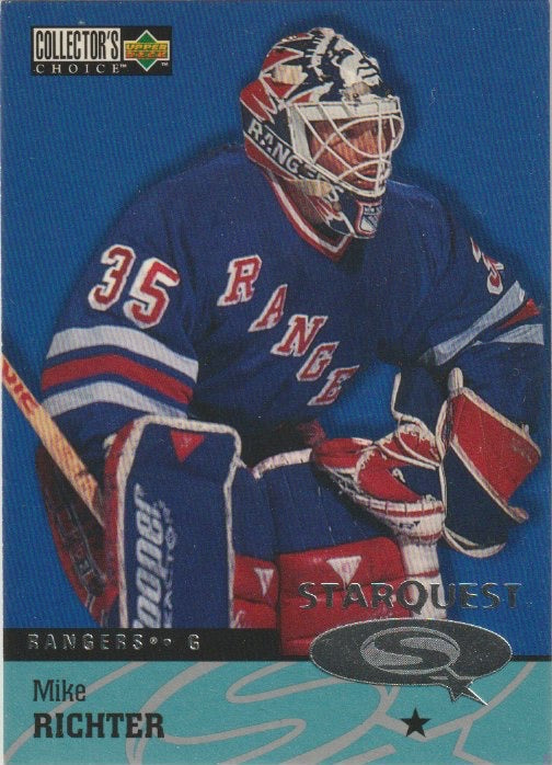 NHL 1997/98 Collector's Choice Star Quest - No SQ30 - Mike Richter