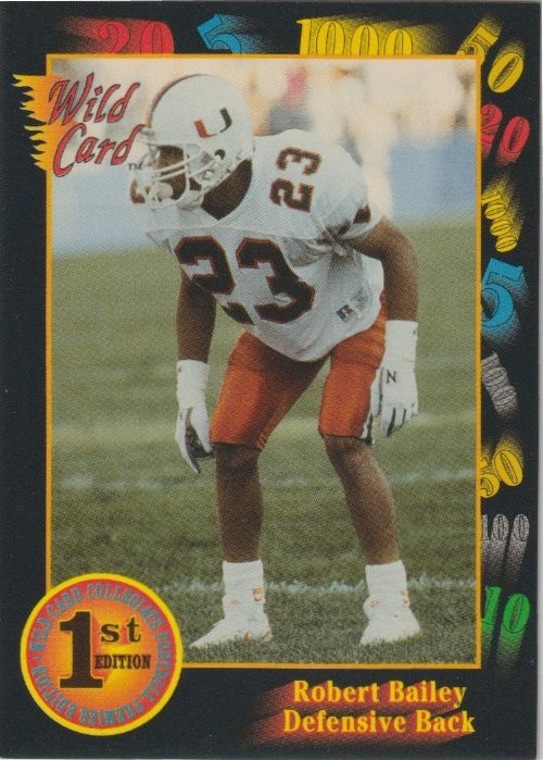 NFL 1991 Wild Card Draft - No 55 - Robert Bailey
