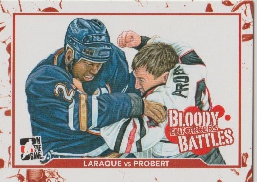 NHL 2011-12 ITG Enforcers - No 53 - Laroque / Probert