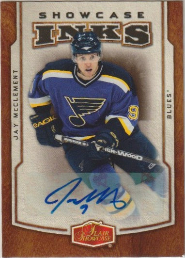 NHL 2006-07 Flair Showcase Inks - No I-JM - Jay McClement