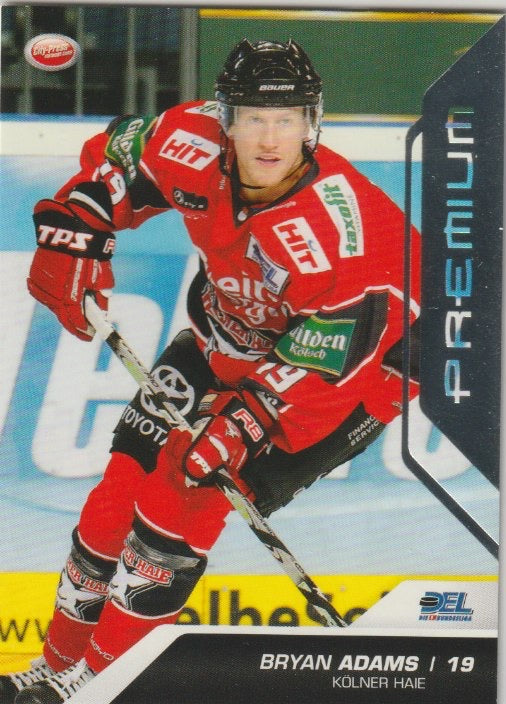 DEL 2009/10 CityPress Premium Silver - No 295 - Bryan Adams