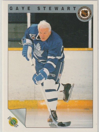 NHL 1991-92 Ultimate Original Six - No 45 - Gaye Stewart