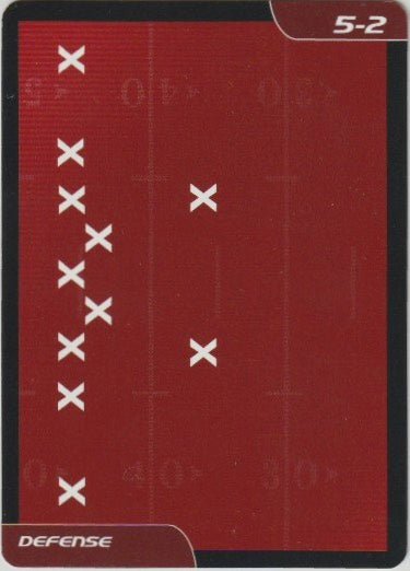 NFL 2001 Showdown 1st Edition Plays - No P62 - Crowd the Middle