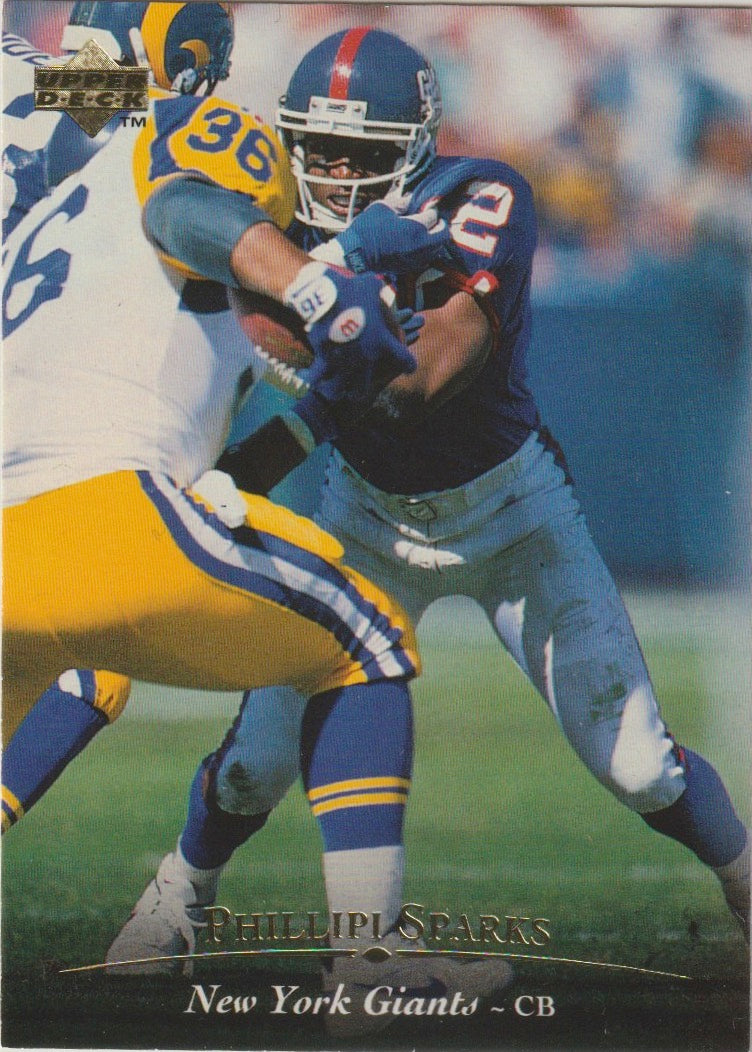 NFL 1995 Upper Deck - No 229 - Phillippi Sparks
