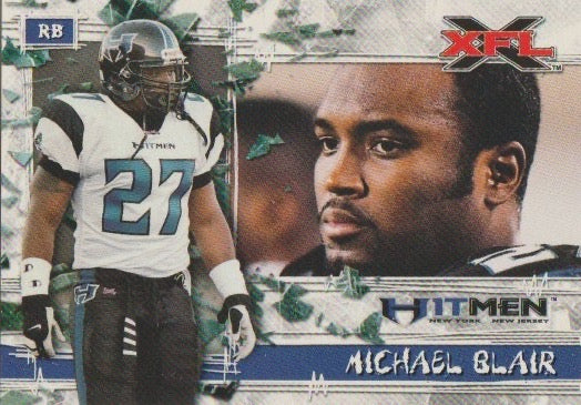 NFL 2001 Topps XFL - No 53 - Michael Blair