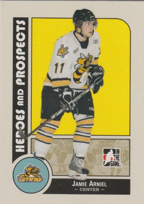 NHL 2008-09 ITG Heroes and Prospects - No 46 - Jamie Arniel