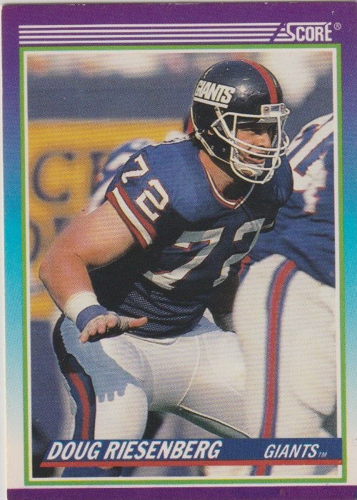 NFL 1990 Score - No 542 - Doug Riesenberg