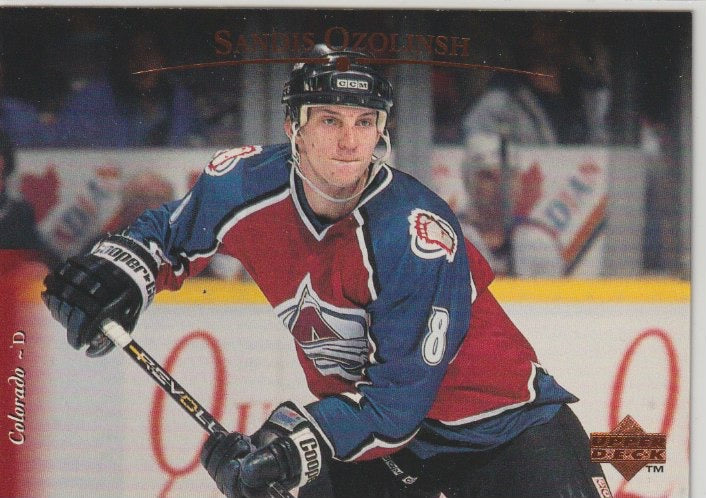 NHL 1995 / 96 Upper Deck - No 470 - Sandis Ozolinsh