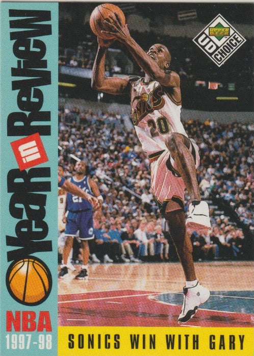 NBA 1998-99 UD Choice - No 188 - Gary Payton