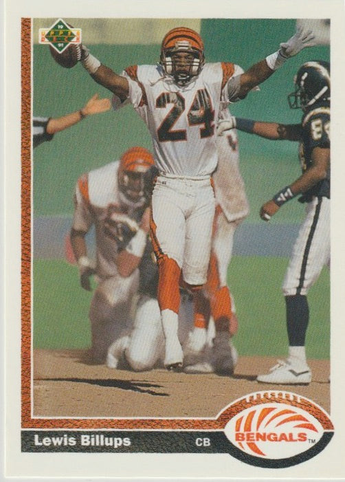 NFL 1991 Upper Deck - No 368 - Lewis Billups
