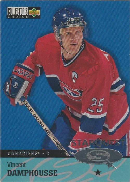 NHL 1997/98 Collector's Choice Star Quest - No SQ32 - Vincent Damphousse