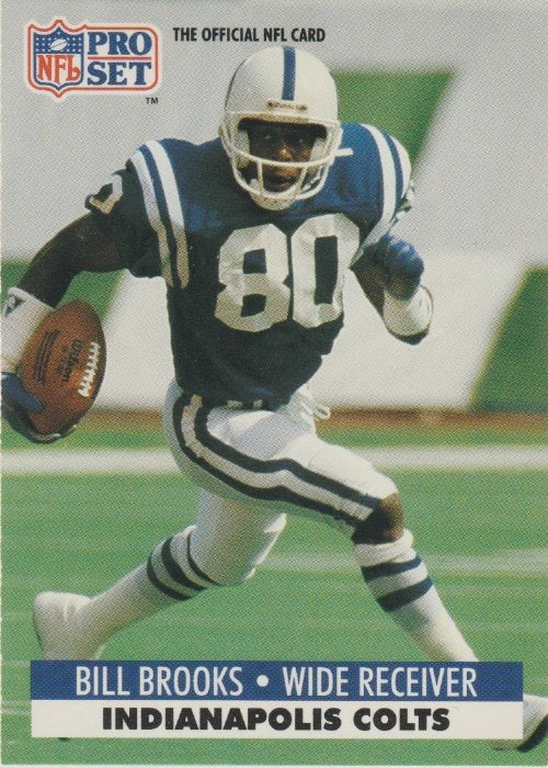 NFL 1991 ProSet - No 174 - Bill Brooks