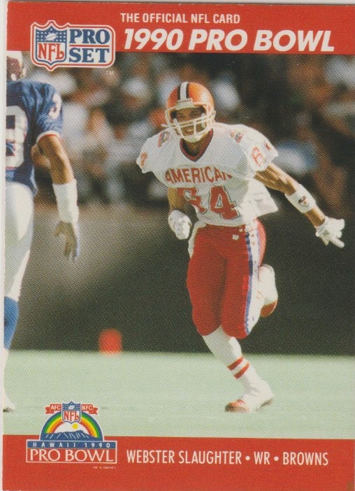 NFL 1990 ProSet - No 370 - Webster Slaughter