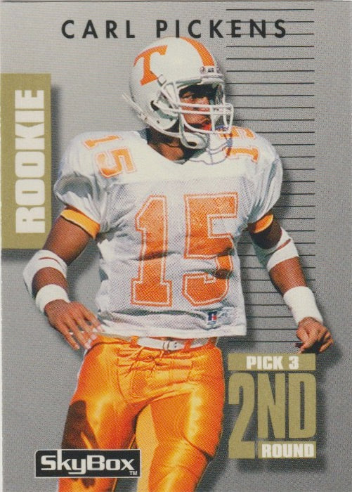 NFL 1992 SkyBox Prime Time - No 358B - Carl Pickens