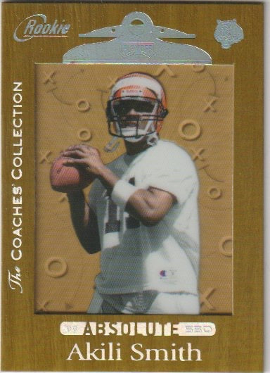 NFL 1999 Absolute SSD Coaches Collection Silver - No 163 - Akili Smith